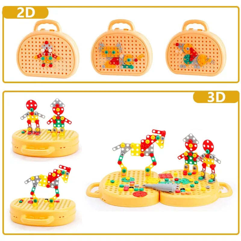 EduWorld™ Montessori ZooBox - La scatola magica per piccoli costruttori creativi!